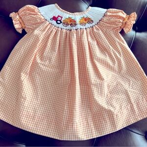 Baby Girls (6M) Carousel Wear Thanksgiving Smocked Dress
